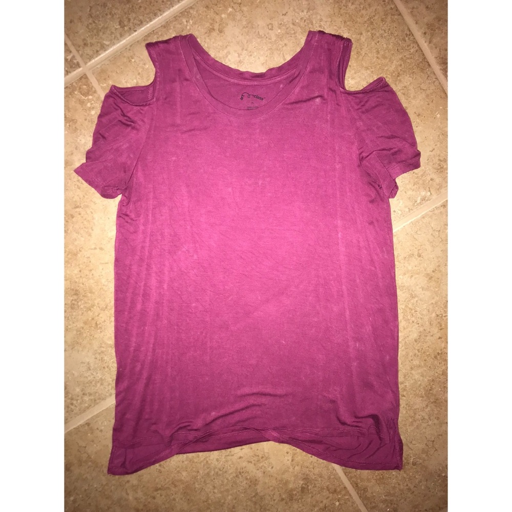 Girls cold shoulder top